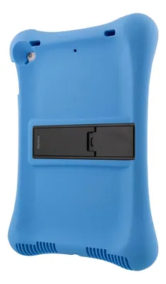 Produktbild von Silikonhülle mit Ständer für 10,2-10,5 Zoll iPad-Tablets - Blau
