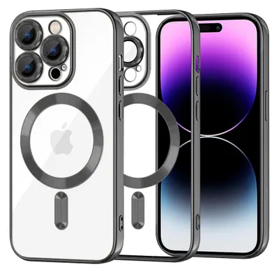 Obrázek produktu pro Techsuit zadní kryt Crystal s MagSafe pro Apple iPhone 14 Pro Max - Černý