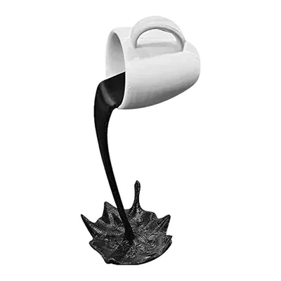 Productafbeelding van Zwevende koffiekopsculptuur, koffiekopsculptuur, decoratieve objecten voor op het bureau