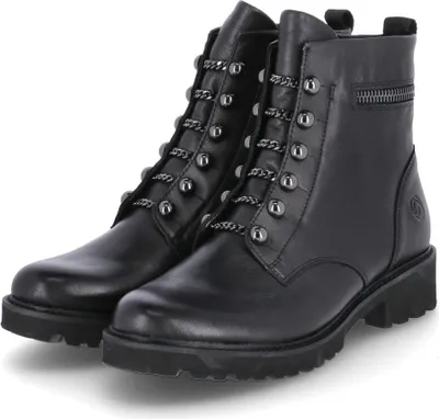 Produktbild von Remonte Cristallino Damenschuhe Stiefeletten Reißverschluss Stiefel Schwarz Freizeit, Schuhgröße:37 EU