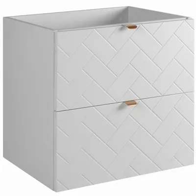 Produktbild von RODAN | Waschbeckunterschrank 60 cm - Weiß Matt - Badezimmerschränke - Badmöbel - Waschbecken Unterschränke - Ohne Platte