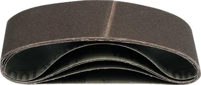 Image de Bande abrasive en continu 100 x 610 mm, grain 80, lot de 5
