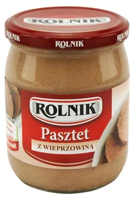 Zdjęcie produktu dla Rolnik Pasztet Wieprzowy 480 g