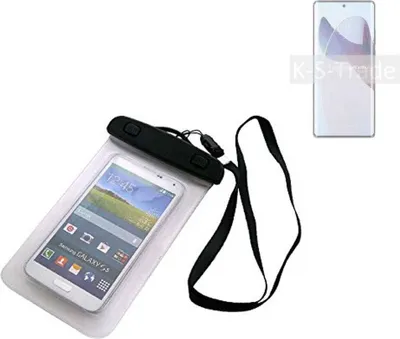 Produktbild von K-S-Trade Schutz Hülle Handy Hülle Kompatibel mit Motorola X30 Pro Beach Bag wasserdicht 16cm x 10cm Schutzhülle Staub Sand Flachwasser Beachbag