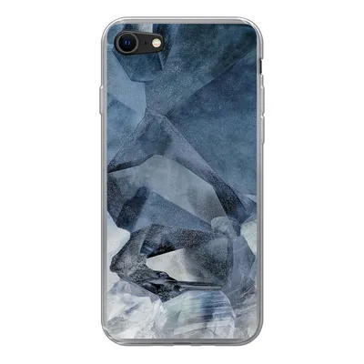 Produktbild von MuchoWow® Handyhülle Schutzhülle Hülle für iPhone SE 2020 Edelstein - Natursteine - Mineralien Silikon Softcase Handy Hülle - Kartenbesitzer