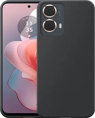 Zdjęcie produktu dla Etui na telefon Motorola Moto G Power 2024 - Elastyczne etui z silikonu TPU - Elastyczne etui na tylną obudowę z silikonu TPU - Czarne - Smartphonics