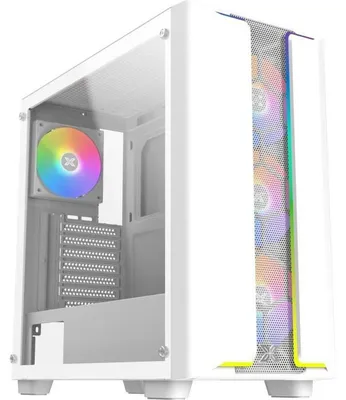 Produktbild von PC-Gehäuse - XIGMATEK - Gaming Y Pro Arctic (Weiß) - Mittelgroßer Tower - E-ATX-Format - 4 x 120 mm A-RGB