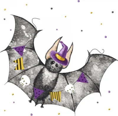 Produktbild von 20 Servietten Bat Halloween - Halloween Fledermaus 33x33cm