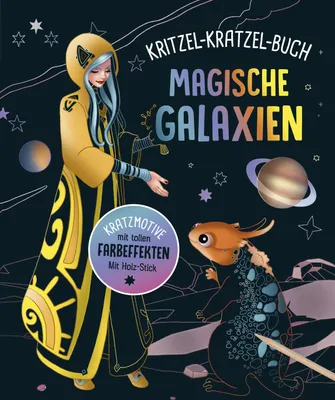 Produktbild von Magische Galaxien - Kritzel-Kratzel-Buch für Kinder ab 7 Jahren