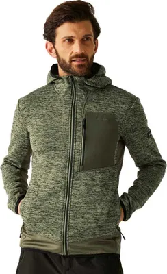 Image de Regatta Alven Fleece avec fermeture éclair de haut en bas Vert L Homme Vert L