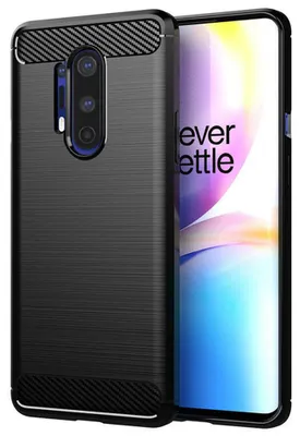 Obrázek produktu pro Techsuit Carbon Silicone Back Cover pouzdro pro OnePlus 8 Pro - Black