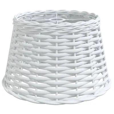 Obrázok produktu pre vidaXL tienidlo biele Ø38x23 cm Wicker