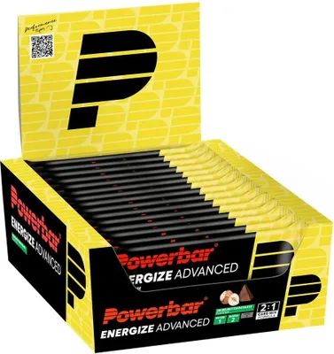 Zdjęcie produktu dla POWERBAR Energize Advanced Hazelnut Chocolate 15x55g - Energieriegel o wysokiej zawartości węglowodanów