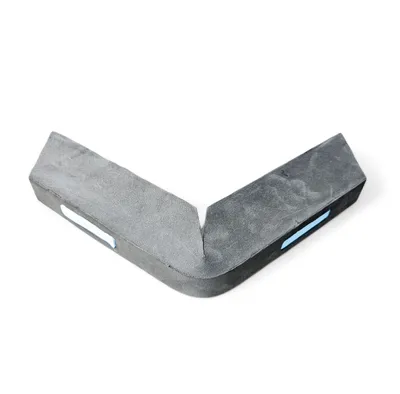 Produktbild von MARINA 8 Ecke Stegfender Schwarz 50x8x6 cm – EVA Hafenfender für Boot und Steg