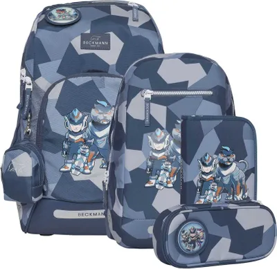 Produktbild von Beckmann Schulranzenset Active Air FLX - 6-Tlg. Set Tiger Race