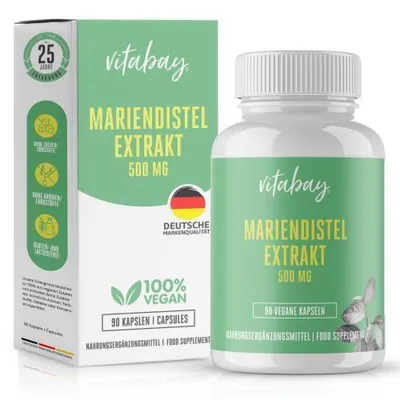 Produktbild von Mariendistel 500 mg Extrakt Kapseln 90 St