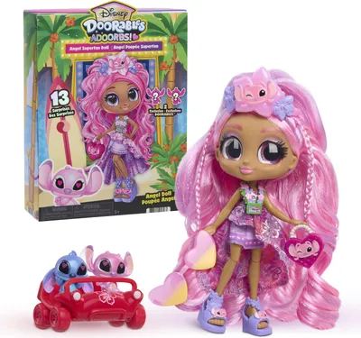 Immagine prodotto di Bambole Angele Adoorbs Disney Doorables da collezione, giocattoli per bambini dai 5 anni in su