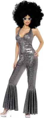 Produktbild von Smiffys - "Disco Diva" Kostüm - Damen SM580 (S) (Silber)