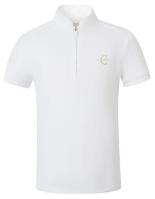 Produktbild von Covalliero Kinder Competition Shirt white FS 2026 Turnierbluse, Größe:128/134