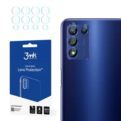 Produktbild von 3mk Hybridglas Lens Protection für Realme Q3s Kamera Objektiv Kameralinse 0,16mm 6H (4 Stück)
