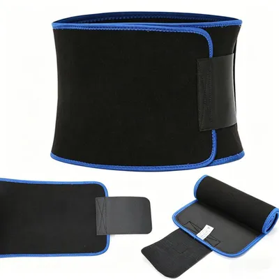 Produktbild von Taillentrimmer Gürtel Hot Belt Schwitzgürtel Waist Trimmer Taillentrainer Elastisches verstellbar für Damen Herren Schweißband für Fitness