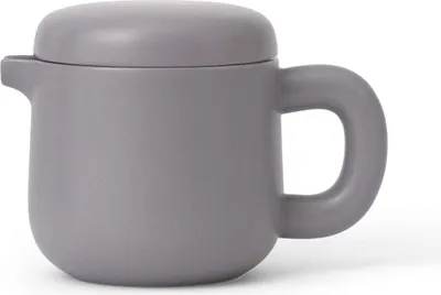 Produktbild von Viva Scandinavia Teekanne Isabella 0,6 l Porzellan grau