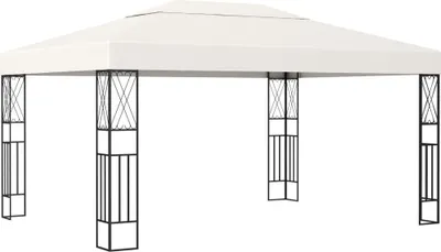 Produktbild von Möbel Pavillon 3×4 m Creme Stoff - Pavillons & Partyzelte 48007