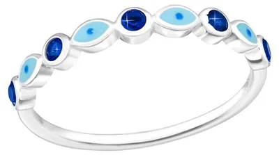 Produktbild von Silber Ring Evil Eye 52 (16.5 mm Ø)