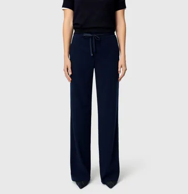 Produktbild von - MAC JEANS - CHRISTY, Floating crepe - Wide Fit - 3418-00-0231L-198 - blau Größe 44/30