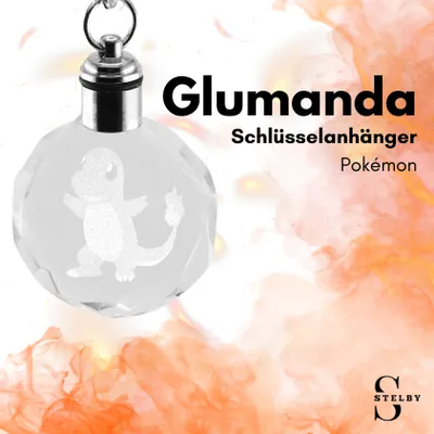 Produktbild von Pokemon Glumanda Schlüsselanhänger LED Multicolor mit Geschenkbox