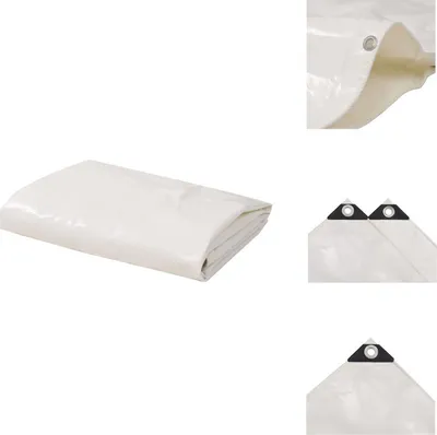 Obrázok produktu pre plachta vidaXL 650 g/m² 4x6 m biela - Plachty