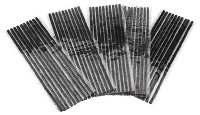 Reifenreparaturstreifen 50 Stück, 200 x 3,5 mm, schwarz