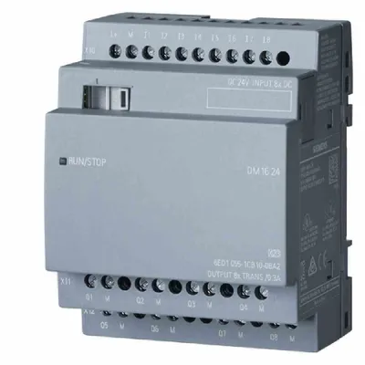 Obrázok produktu pre Siemens 6ED1055-1CB10-0BA2, Digitálny, Vstup / výstup, 8 kanály/kanálov, 4 kanály/kanálov, 4 kanály/kanálov, Napájanie systému