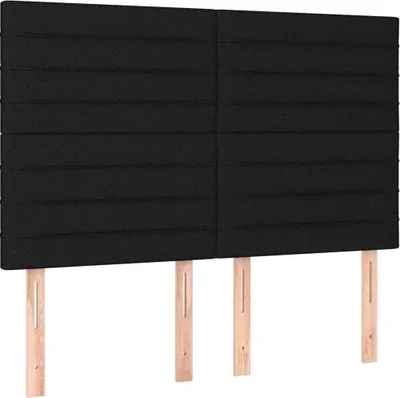 Produktbild von Kopfteil Schwarz 144x5x118/128 cm Stoff