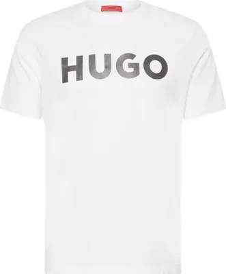 Produktbild von HUGO Dulivio Grafik-T-Shirt, Weiß L