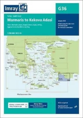 Immagine prodotto di Imray Carta G36 Turchia - Costa meridionale