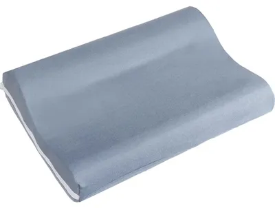 Produktbild von Anatomisches Kopfkissen - 45x30 cm - Blau-grau