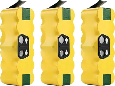 Image de Batterie Ni-MH pour iRobot Roomba, capacité 5000mAh, compatible avec plusieurs modèles ,3 pièces batterie 5,0 Ah