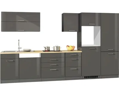 Obrázok produktu pre Kuchynský blok so spotrebičmi Optifit Luca932 270 cm farba čela biela matný farba korpusu biela matný