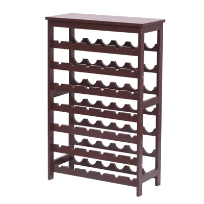 Produktbild von Weinregal Standregal für 42 Flaschen HWR20-HOL Holz