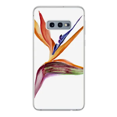 Produktbild von MuchoWow® Handyhülle Schutzhülle Hülle für Samsung Galaxy S10e Strelitzia - Aquarell - Blumen Silikon Softcase Handy Hülle - Handy