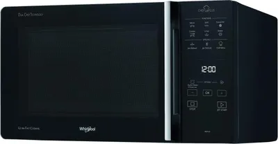 Produktbild von Whirlpool Chef Plus MCP 349 BL Schwarz Kombi-Mikrowelle Arbeitsplatte 25 l 800 W