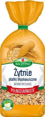 Zdjęcie produktu dla Szczytno Płatki pełnoziarniste żytnie 400g
