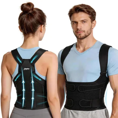 Produktbild von Rückenstützgürtel Large, verstellbar, für Rücken und Nacken, Haltungskorrektur