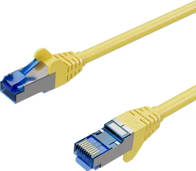 Produktbild von Patchkabel cat6A S/FTP PIMF gelb 0,25m
