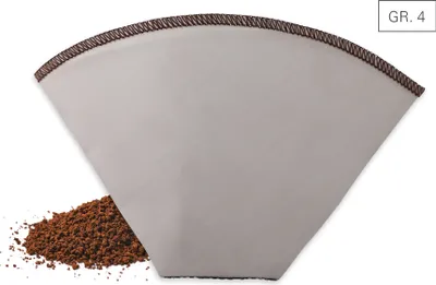 Produktbild von Weis 18954, Kegel, Wiederverwendbarer Kaffeefilter, Edelstahl, 180 mm, 120 mm, 3 mm