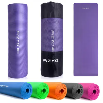Productafbeelding van Yogamat 183 x 61 x 1 cm, paars, NBR-schuim, voor yoga