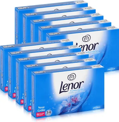 Produktbild von Lenor Trocknertücher Aprilfrisch 34 Tücher - Wäschepflege im Trockner (10er Pac
