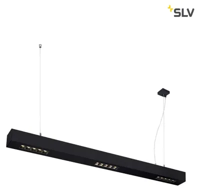 Produktbild von SLV 1000933 Q-LINE PD LED Indoor Pendelleuchte 1m BAP schwarz 4000K