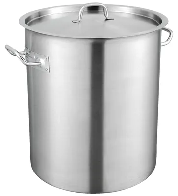 Immagine prodotto di VEVOR pentola di cottura 39,7 L in acciaio inox, 350 x 410 mm Pentola per zuppa di grande volume con base in materiale composito, adatta come pentola per asparagi, pentola per salsa, pratica pentola da cucina per ingredienti di grandi dimensioni, pentola per cottura a induzione pentola per cottura a induzione